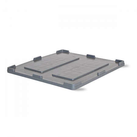 Couvercle pour caisse palette plastique grand volume 1200x1200