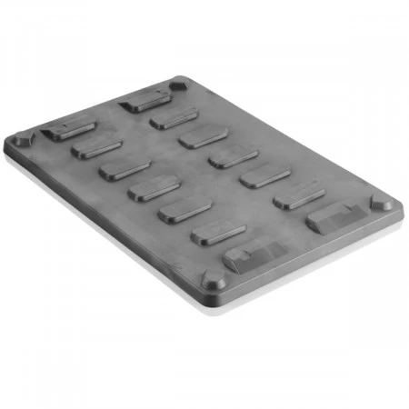 Couvercle pour caisse palette plastique  monobloc 1200 x 800