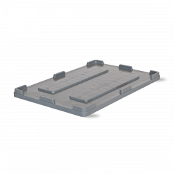 Couvercle pour caisse palette plastique pliable Smartbox 1200x800