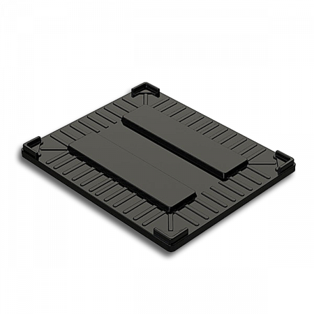 Couvercle pour caisse palette plastique renforcée 1200 x 1000 Couvercle pour caisse palette plastique renforcée 1200 x 1000