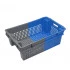 Bac plastique 600 x 400 bicolore emboîtable 70% ajouré Bac plastique 600 x 400 bicolore emboîtable 70% ajouré