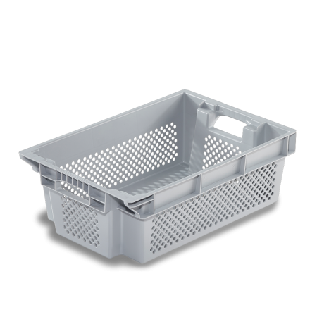 Bac plastique 600 x 400 emboîtable 70% ajouré Bac plastique 600 x 400 emboîtable 70% ajouré
