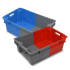 Bac plastique plein 600 x 400 bicolore emboîtable 70% Bac plastique plein 600 x 400 bicolore emboîtable 70%
