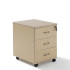 Caisson de bureau chêne clair Caisson de bureau chêne clair