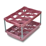 Panier lave vaisselle 528 x 355 - diamètre 120 - 11 compartiments Panier lave vaisselle 528 x 355 - diamètre 120 - 11 compartiments
