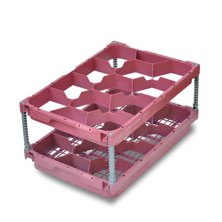 Panier lave vaisselle 528 x 355 - diamètre 120 - 11 compartiments Panier lave vaisselle 528 x 355 - diamètre 120 - 11 compartiments