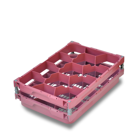Panier lave vaisselle 528 x 355 - diamètre 120 - 11 compartiments Panier lave vaisselle 528 x 355 - diamètre 120 - 11 compartiments