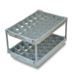 Panier lave vaisselle 528 x 355 - diamètre 67 - 33 compartiments