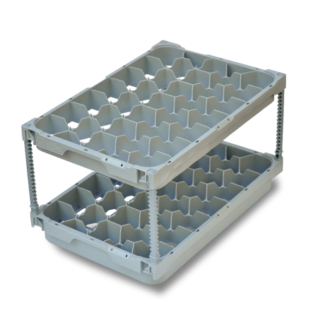 Panier lave vaisselle 528 x 355 - diamètre 67 - 33 compartiments Panier lave vaisselle 528 x 355 - diamètre 67 - 33 compartiments