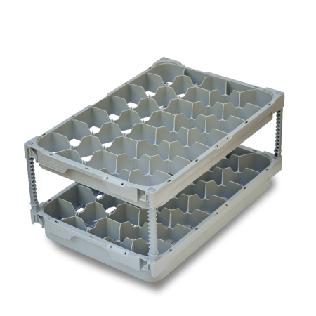 Panier lave vaisselle 528 x 355 - diamètre 67 - 33 compartiments Panier lave vaisselle 528 x 355 - diamètre 67 - 33 compartiments
