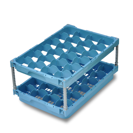 Panier lave vaisselle 528 x 355 - diamètre 80 - 24 compartiments Panier lave vaisselle 528 x 355 - diamètre 80 - 24 compartiments