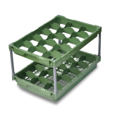 Panier lave vaisselle 528 x 355 - diamètre 95 - 15 compartiments Panier lave vaisselle 528 x 355 - diamètre 95 - 15 compartiments