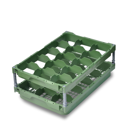 Panier lave vaisselle 528 x 355 - diamètre 95 - 15 compartiments