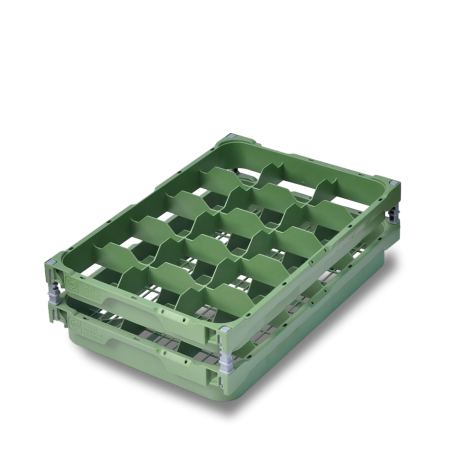 Panier lave vaisselle 528 x 355 - diamètre 95 - 15 compartiments Panier lave vaisselle 528 x 355 - diamètre 95 - 15 compartiments