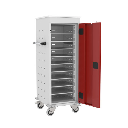 Chariot pour ordinateur portable 17 pouces 10 cases Conforme aux directives du Parlement Européen 2001/95 Chariot pour ordinateur portable 17 pouces 10 cases Conforme aux directives du Parlement Européen 2001/95