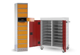 Casiers et chariots pour ordinateurs portables