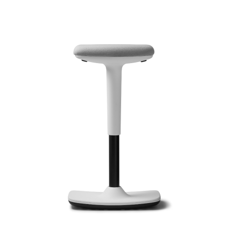 Tabouret assis debout mobile haut - Tissu