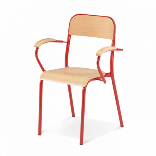Chaise scolaire avec accoudoires