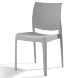 Chaise monocoque grise Chaise monocoque grise