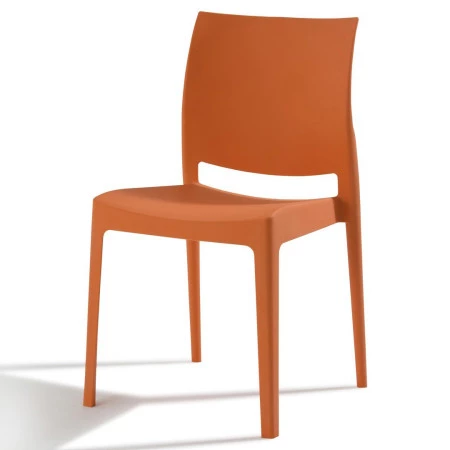 Chaise monocoque orange Chaise monocoque orange