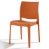 Chaise monocoque orange Chaise monocoque orange