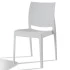 Chaise monocoque blanche Chaise monocoque blanche