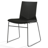 Chaise visiteur avec galet d'assise Chaise visiteur avec galet d'assise
