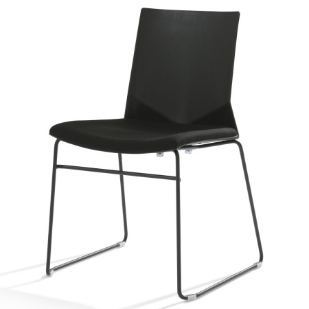 Chaise visiteur avec galet d'assise Chaise visiteur avec galet d'assise