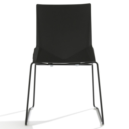 Chaise visiteur noire Chaise visiteur noire