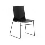 Chaise de bureau empilable pieds luge Chaise de bureau empilable pieds luge