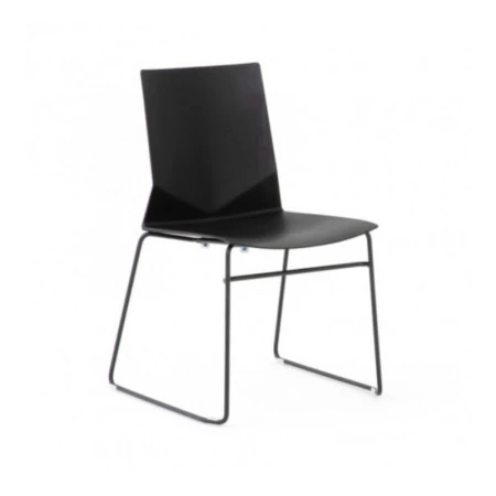 Chaise de bureau empilable pieds luge Chaise de bureau empilable pieds luge