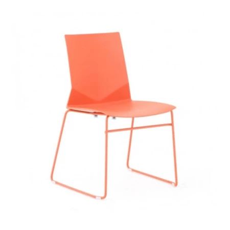 Chaise de bureau empilable pieds luge Chaise de bureau empilable pieds luge