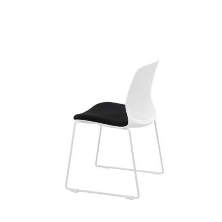 Chaise empilable assise tissu Chaise empilable assise tissu