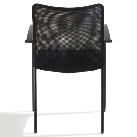 Chaise visiteur avec dossier en résille Chaise visiteur avec dossier en résille