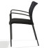 Chaise empilable avec accoudoirs fixes Chaise empilable avec accoudoirs fixes