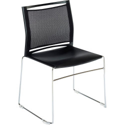 Chaise empilable dossier filet