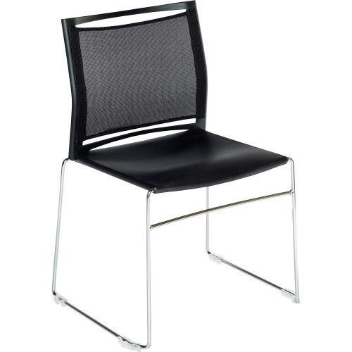Chaise empilable dossier filet