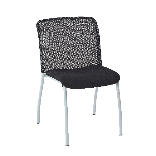 Chaise empilable dossier maille