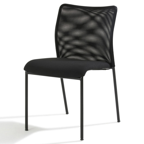 Chaise visiteur dossier résille