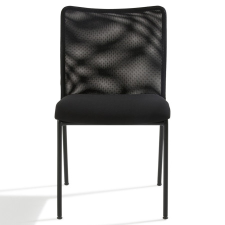 Chaise visiteur dossier résille Chaise visiteur dossier résille