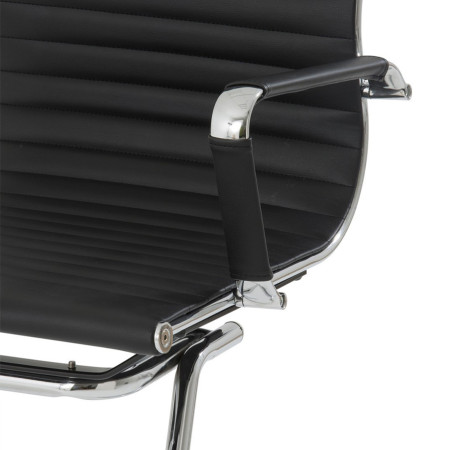 Chaise visiteur en cuir haut de gamme Chaise visiteur en cuir haut de gamme