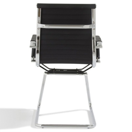 Chaise visiteur en cuir haut de gamme Chaise visiteur en cuir haut de gamme