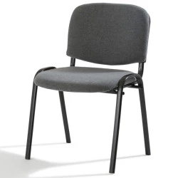 Chaise visiteur en tissu