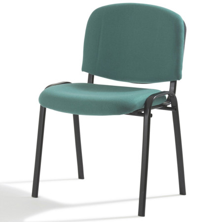 Chaise visiteur en tissu vert Chaise visiteur en tissu vert