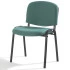 Chaise visiteur en tissu vert Chaise visiteur en tissu vert