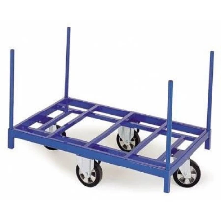 Chariot charges longues roues en losanges Chariot charges longues roues en losanges