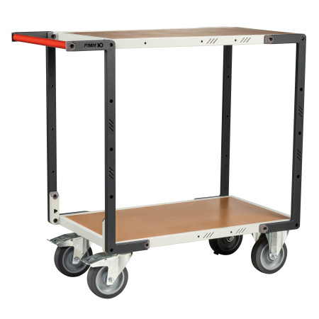 Chariot à 2 ou 3 plateaux 250 à 400 kg - Plateau mélaminé ou médium