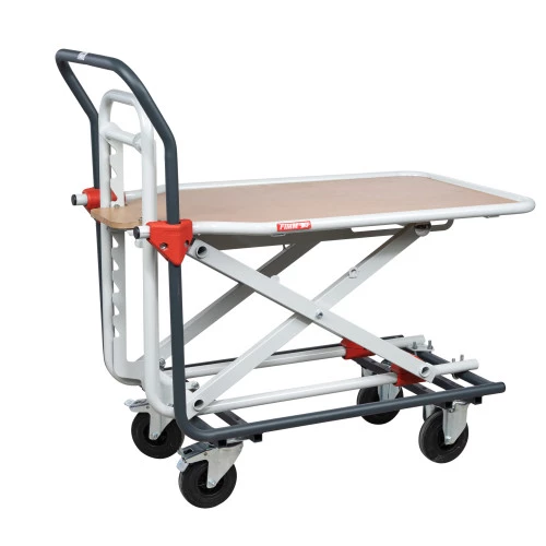 Chariot à plateau réglable en hauteur