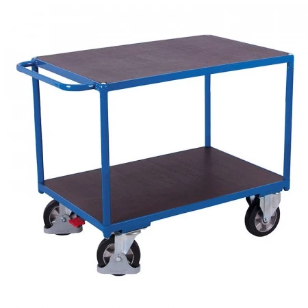 Chariot à plateaux hydrofuges et antidérapant