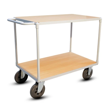 Chariot de bureau pour charges lourdes - 2 plateaux